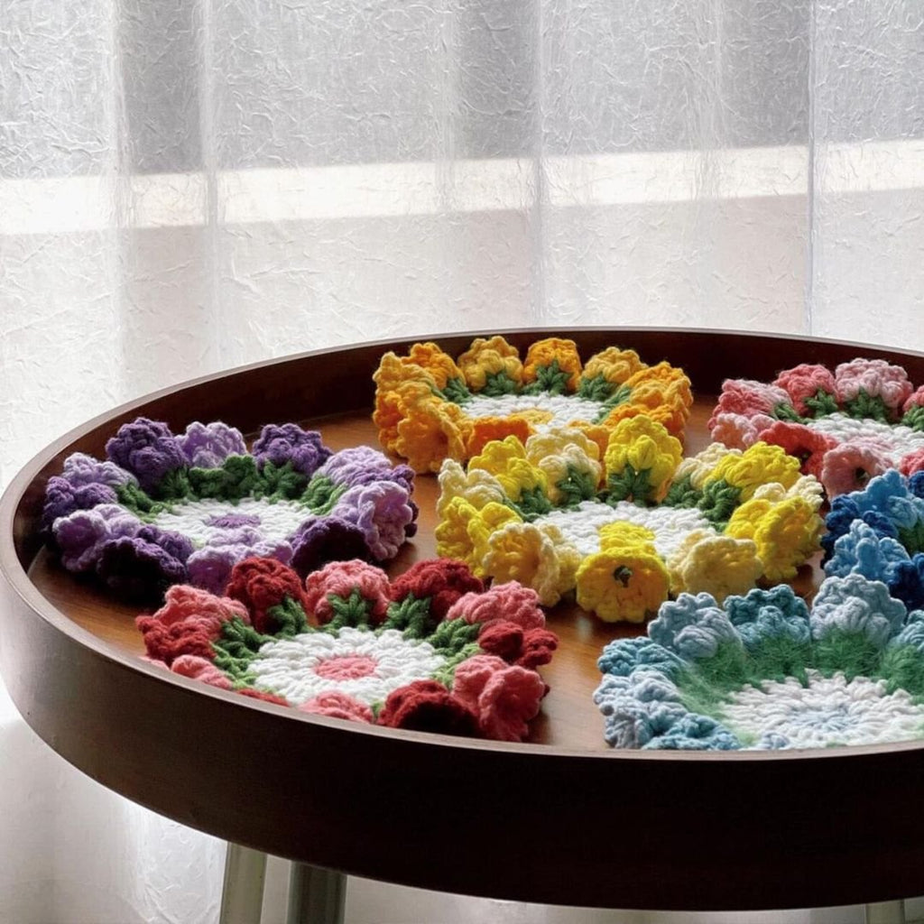 bellflower coaster pattern