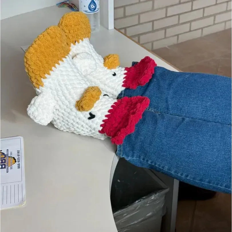 chicken socks crochet pattern