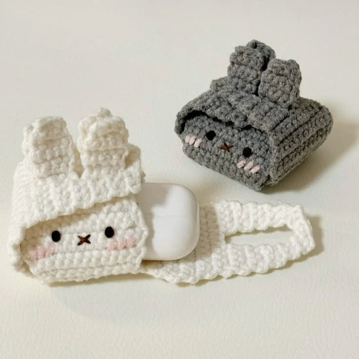 miffy airpod case crochet pattern