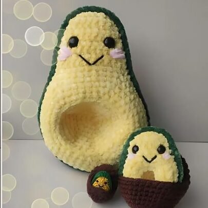 avocado toy crochet pattern